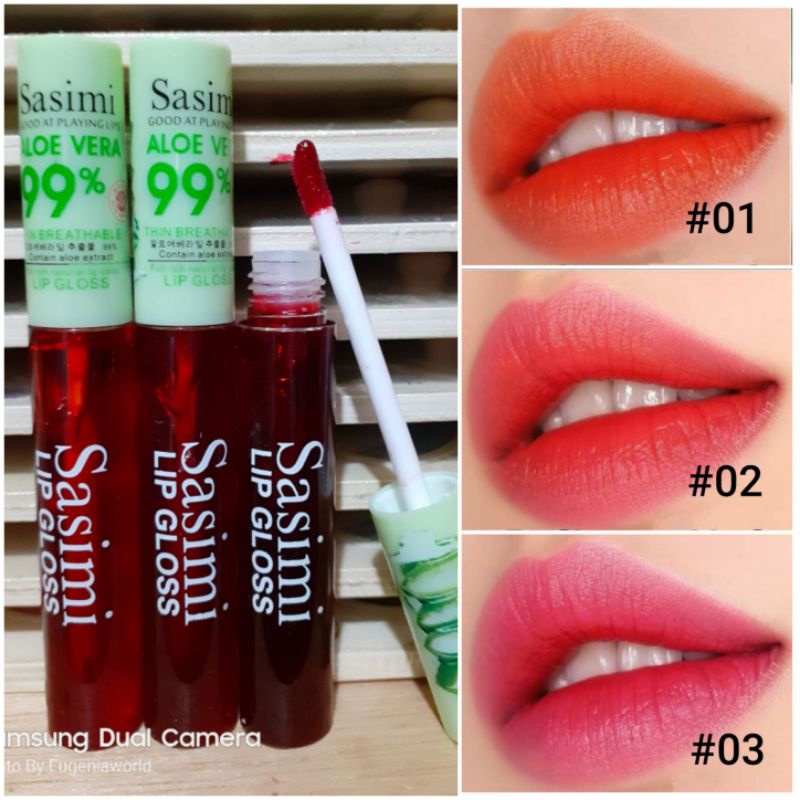 [S721] Lip Tint SASIMI Aloevera 99% Lip Tint Thailand Liptint Aloevera 99%