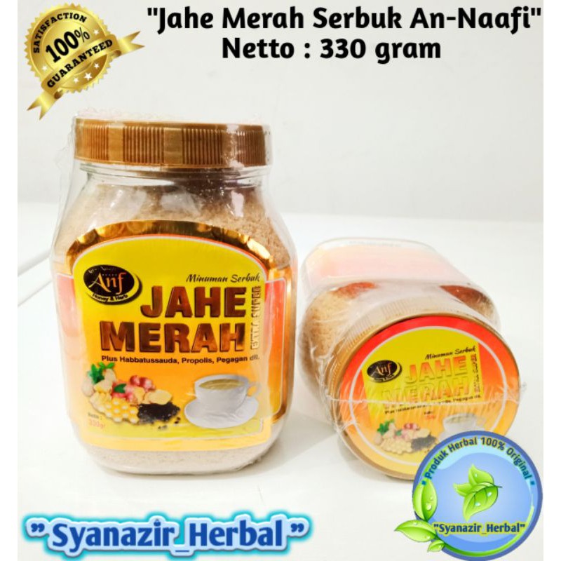 

JAHE MERAH AN-NAAFI ( Serbuk ) 330 gr 100% Original