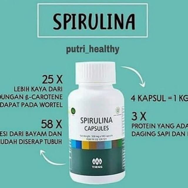 Spirulina tiens murah meriah asli