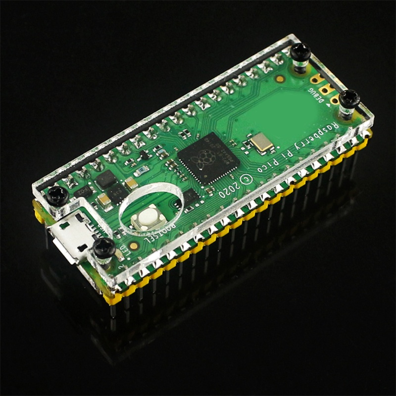 Btsg Pelindung Transparan Akrilik Portabel Untuk Shell Untuk Case Untuk Raspberry Pi Pico Board Microcontroller Board