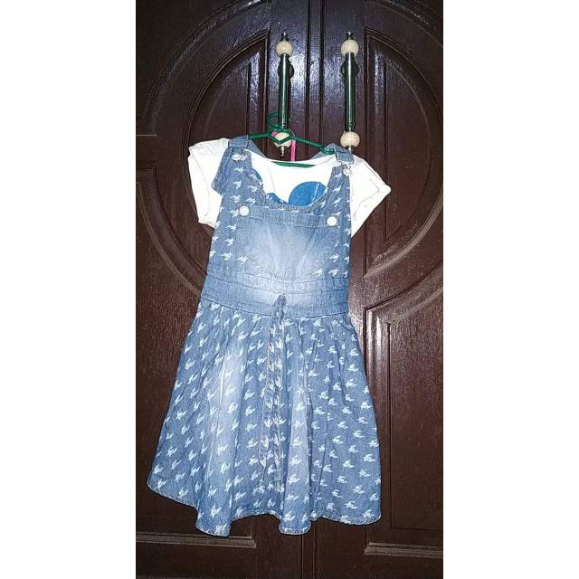 Overall jeans preloved