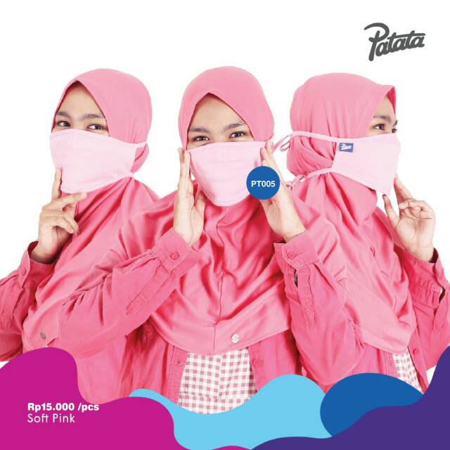 Masker Kain Non Medis Katun Cotton Combed Premium Berkualitas Patata Afrakids