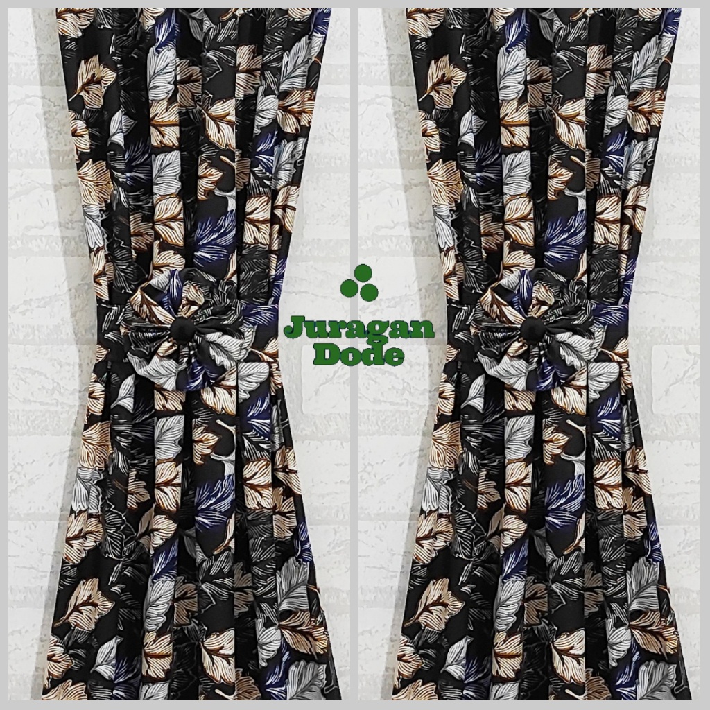 Gorden Embos Polos Jendela Model Ikat Kupu Kupu2 Minimalis