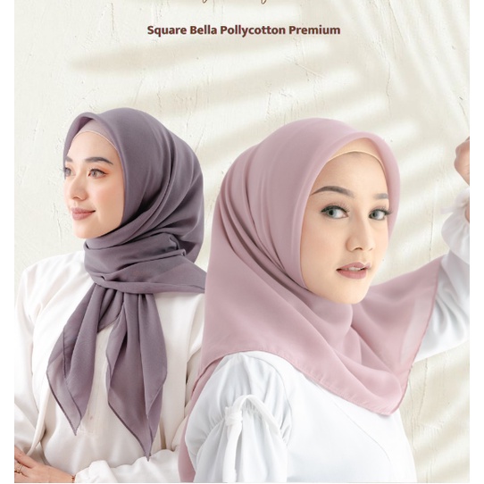 Hijab Square Bella Pollycotton Premium Part 3