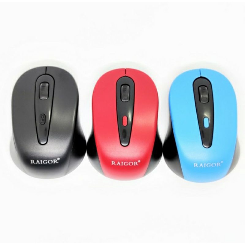 MOUSE WIRELESS RAIGOR RR 02 BERIKUT BATERAI