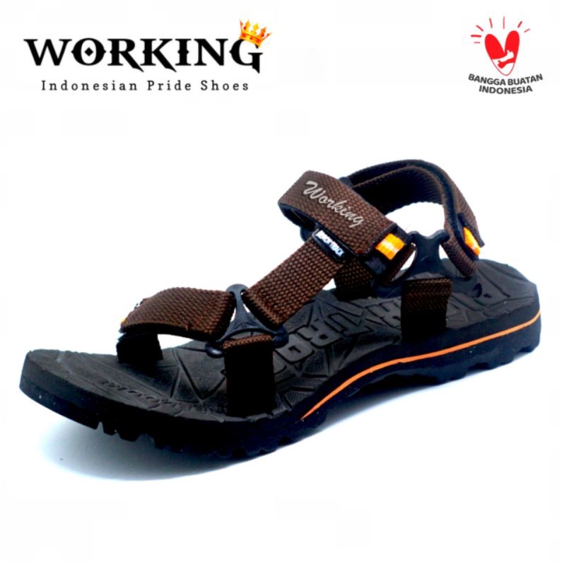 Working Original Sandal Gunung Blactrack sandal Gunung Pria Sendal Gunung Pria Original Sandal Gunun