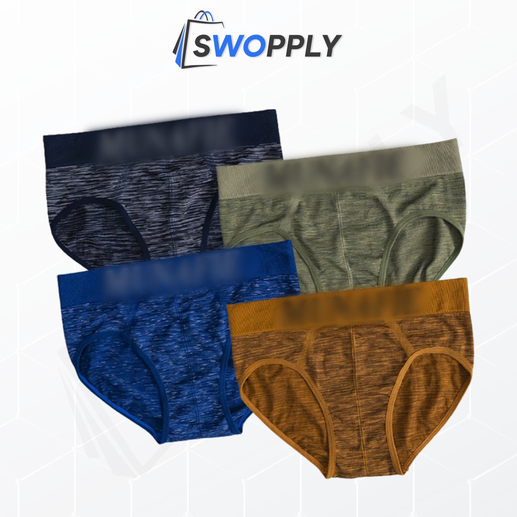 Swopply W030 Celana Dalam Pria CD   Cowok Motif Underwear Men