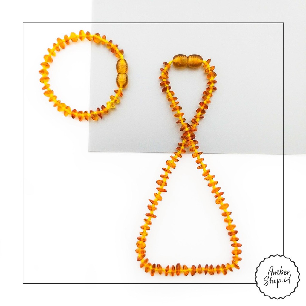 AS36 Set Amber pereda tumbuh gigi bayi - Amber Shop