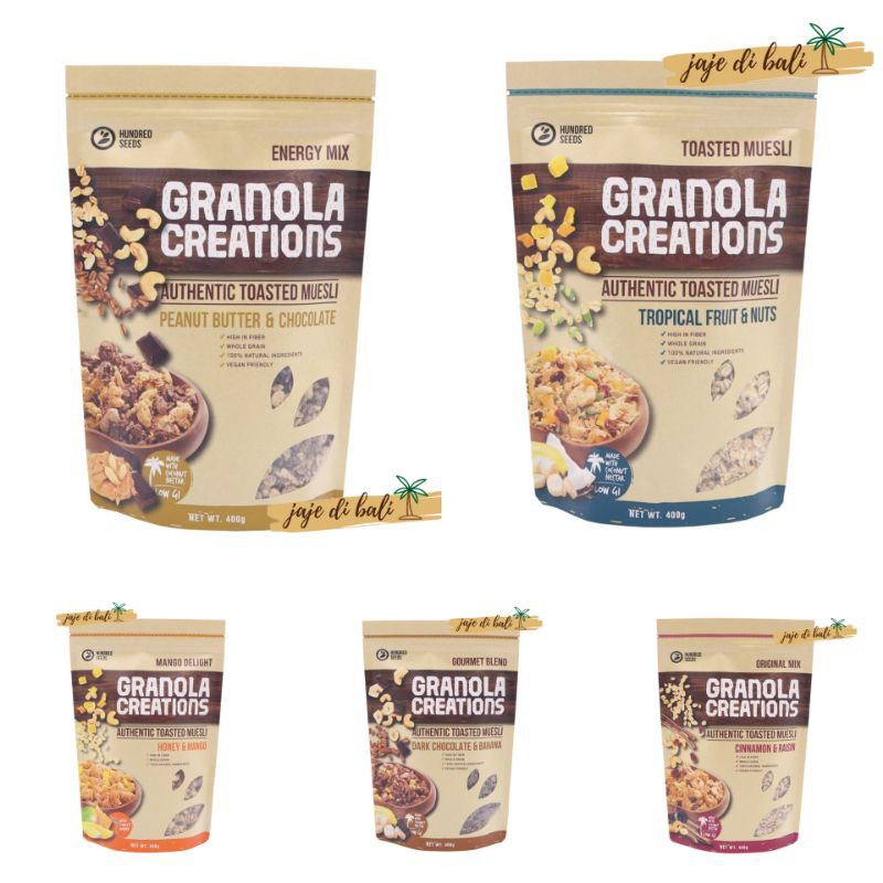 GRANOLA CREATION CEMILAN DIET SEHAT - 400GRAM