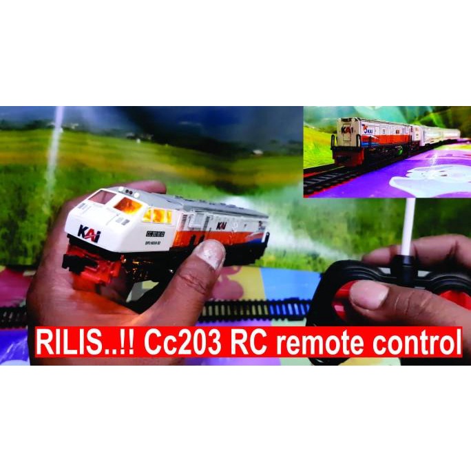 Miniatur CC206 skala HO 1/87 mesin railking 2 motor by mang irin