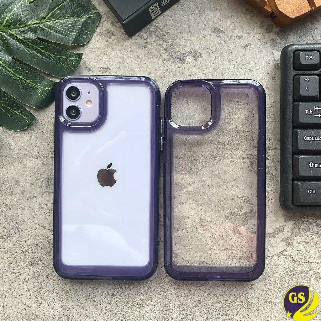 NEW !! ( 2ND GEN ) DEEP PURPLE Case ARMOUR Space Military Drop iPhone Case High Quality Premium Acrylic Casing Clear Bahan Akrilik Space Iphone 6 6s 6g 7 8 7 + 8 + Plus iPHone X XS XR XS MAX iPHone 11 12 13 14 PRO MAX 14 PLUS