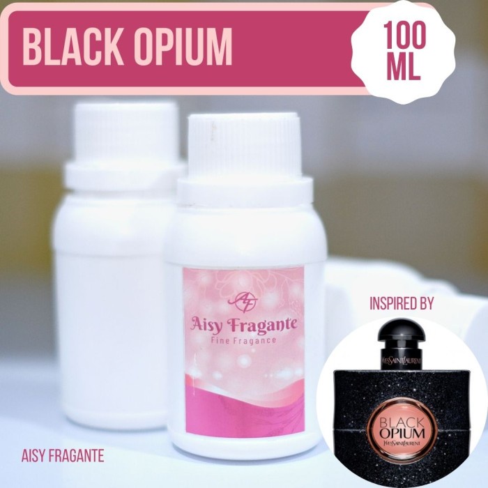 Bibit Parfum Fragrance Black Opium 100 ML Murni