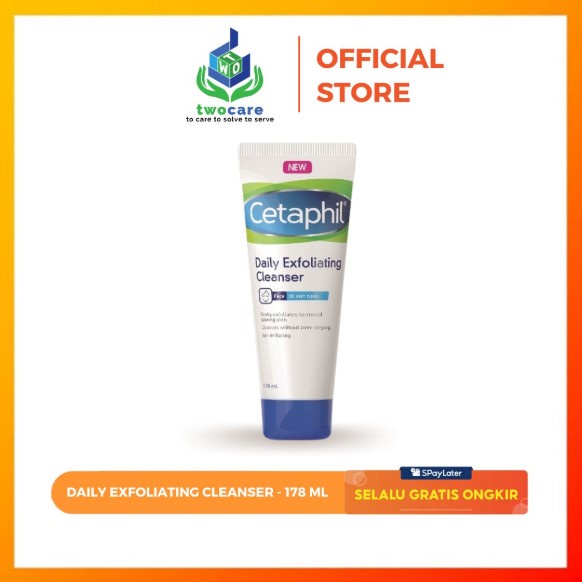 Cetaphil Daily Exfoliating Cleanser 178ml Pembersih Muka untuk Eksfoliasi Kulit Wajah