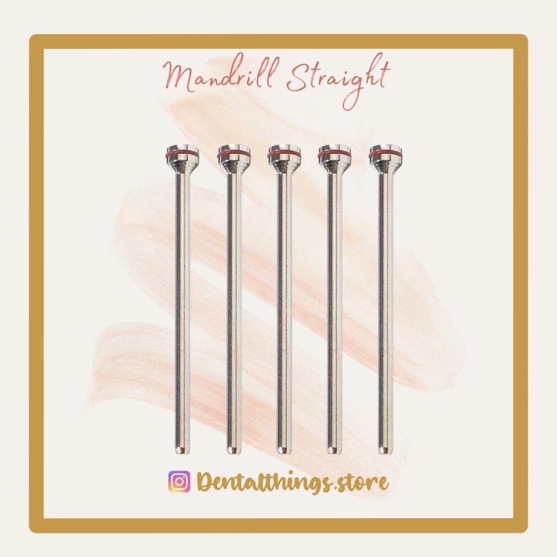 Mandrel Straight | Gagang Gerinda | Mandrill Mandril Gigi Dental