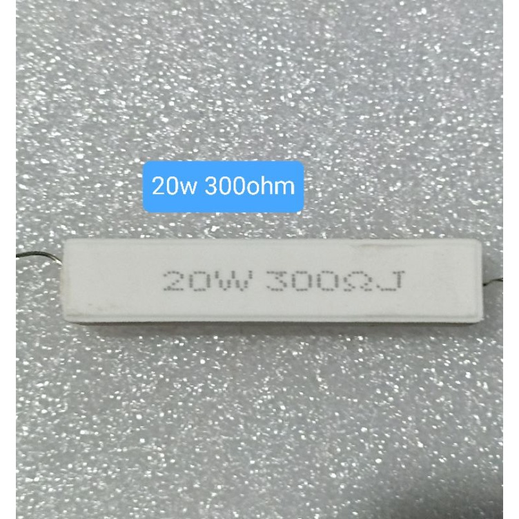 RESISTOR KAPUR 20W 300OHM 20WATT 300 OHM