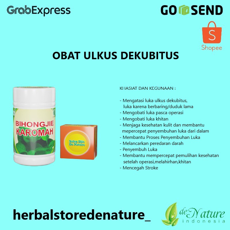 Obat Penyakit Kulit Luka Ulkus Dekubitus Herbal De Nature Ampuh Alami