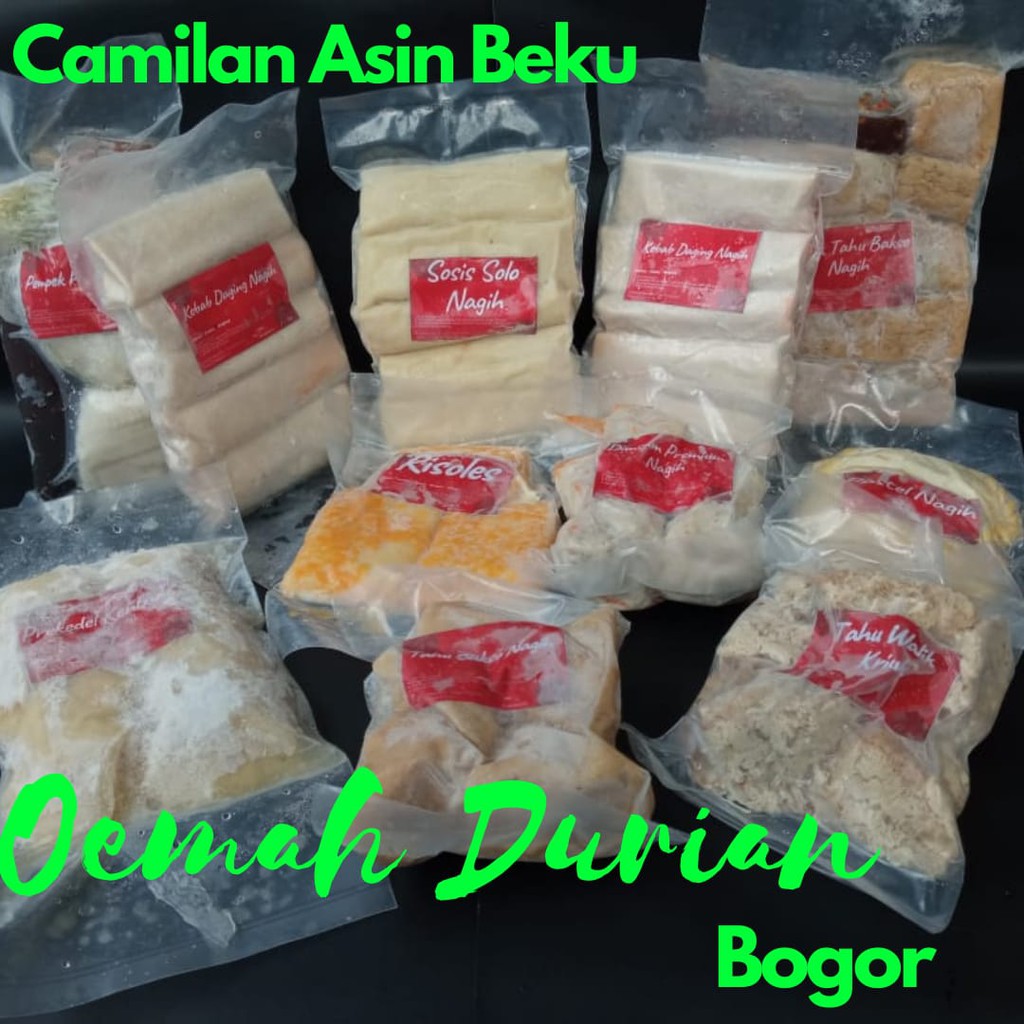 

BAKSO ACI, RISOLES, DIMSUM, TAHU BAKSO, PEMPEK, RISOLES, MAKANAN BEKU, CEMILAN ASIN