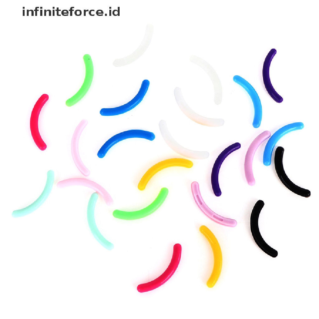 (Infiniteforce.Id) 20pcs / Set Pad Penjepit Bulu Mata Pengganti Bahan Plastik + Karet