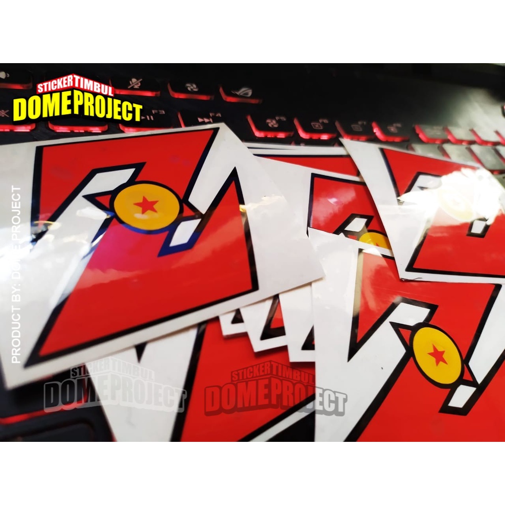 [PROMO BUY 3 GET 1] DRAGON BALL Z DBZ CUTTING STIKER STIKER MOBIL OUTDOOR IMPORT