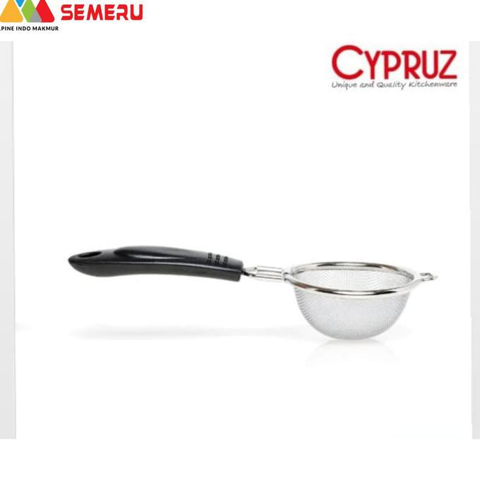 

Produk Terbaik] Cypruz Saringan Teh Gagang Hitam - Sg-0655