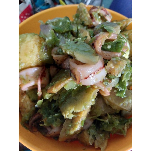 

cumi jengkol sambel ijo