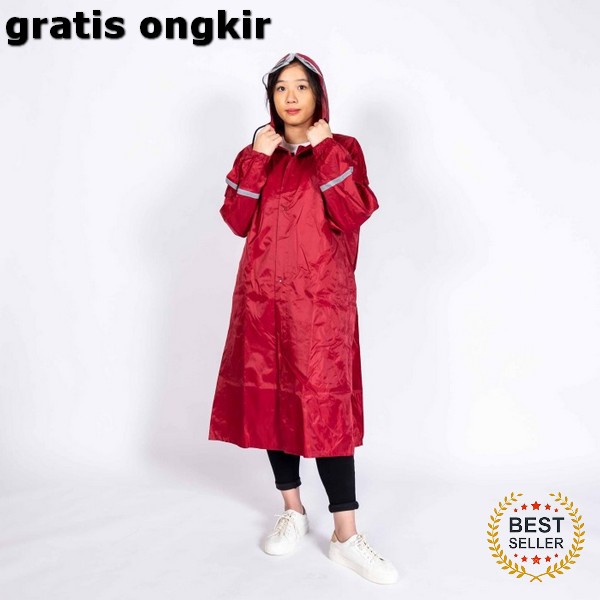 Jas Hujan Pria Jumbo Big Size XXXL Mantel Dewasa Set Setelan Besar Orang Gemuk Tebal Bagus I6O4 Jas 