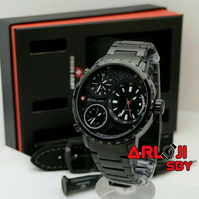 JAM PRIA SPORT TRIPLE TIME PAKET FREE OBENG TALi