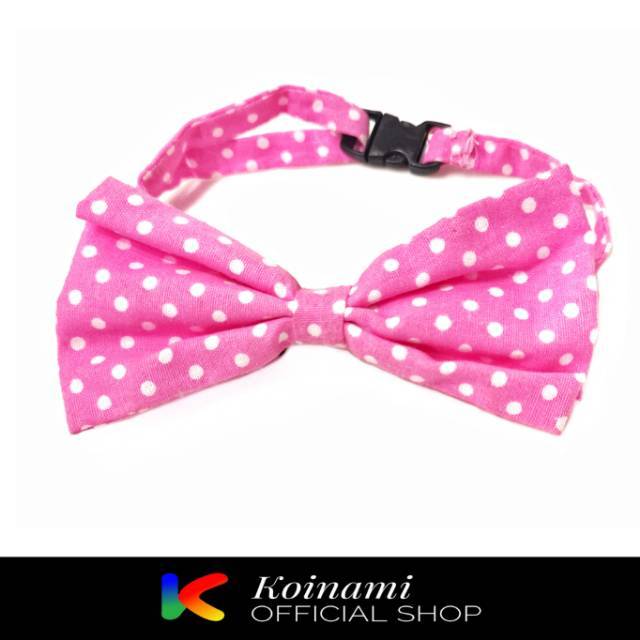 KALUNG DASI POLKADOT EDOTH / collar kucing anjing / acc hewan / cat &amp; dog / binatang