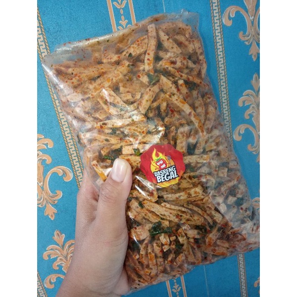 

BASRENG BEGAL DAUN JERUK 1/2 KG / PEDAS GURIH / PEDAS SEGAR / JAJANAN PEDAS / BASRENG KEKINIAN