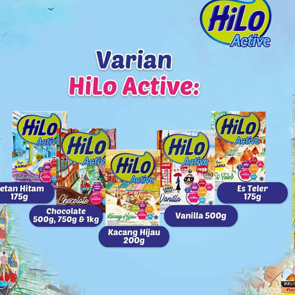 

Best - HiLo Active Chocolate 1000 gram - Susu Tinggi Kalsium ✓