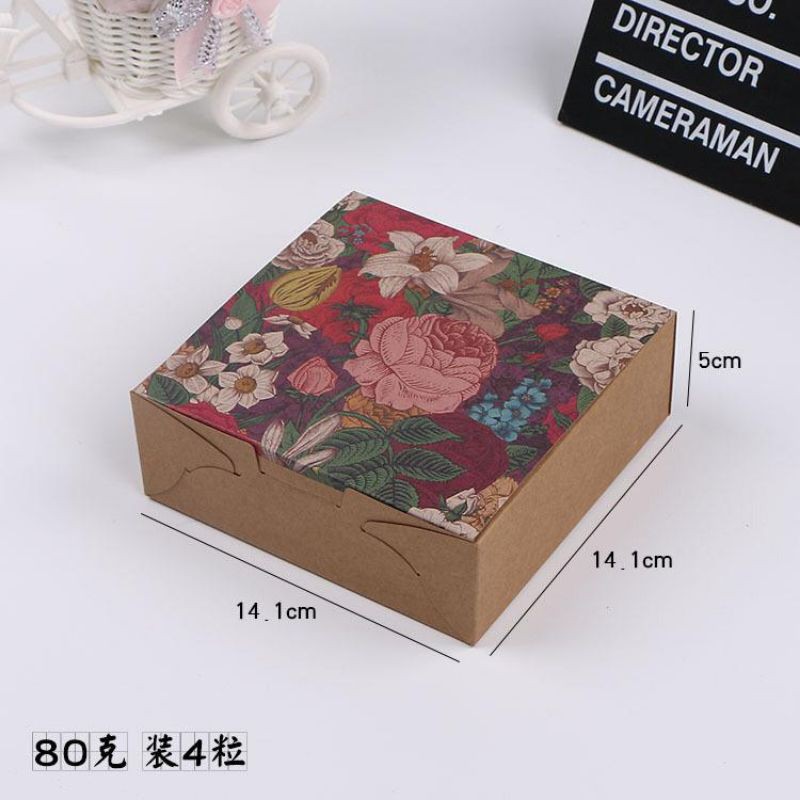 Kotak mooncake/kotak hadiah souvernir/ flower box hantaran kue