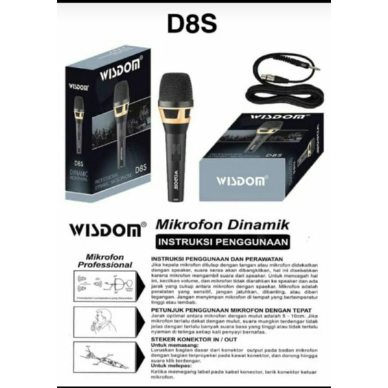 Mic Kabel Wisdom D8S Original