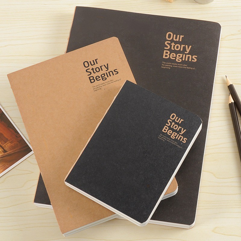 Our Story Begins Sketchbook A6 /A5-4