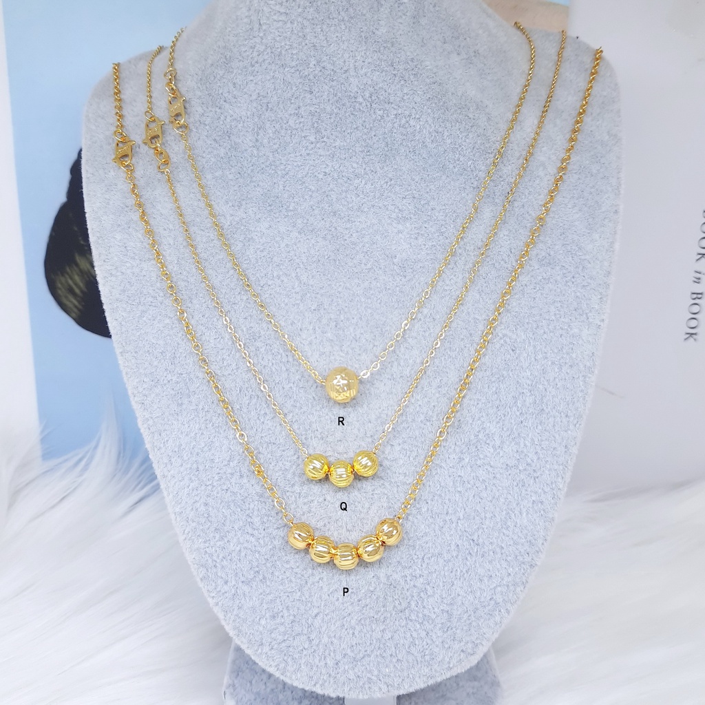 Kalung Xuping Liontin Love Bola Boba Miki - BN205