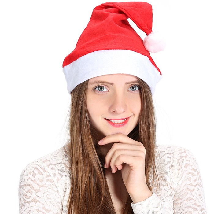 NEW Topi Natal Premium Cosplay Kostum Santa Hat Murah Topi Rusa Merah GROSIR