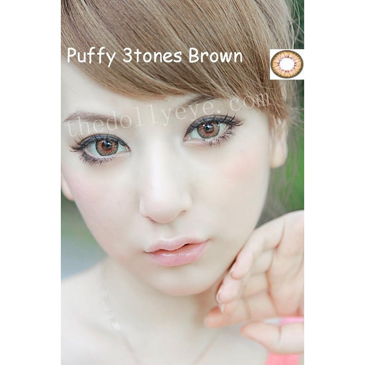 Softlens Baby Color Puffy 3 Tones Brown