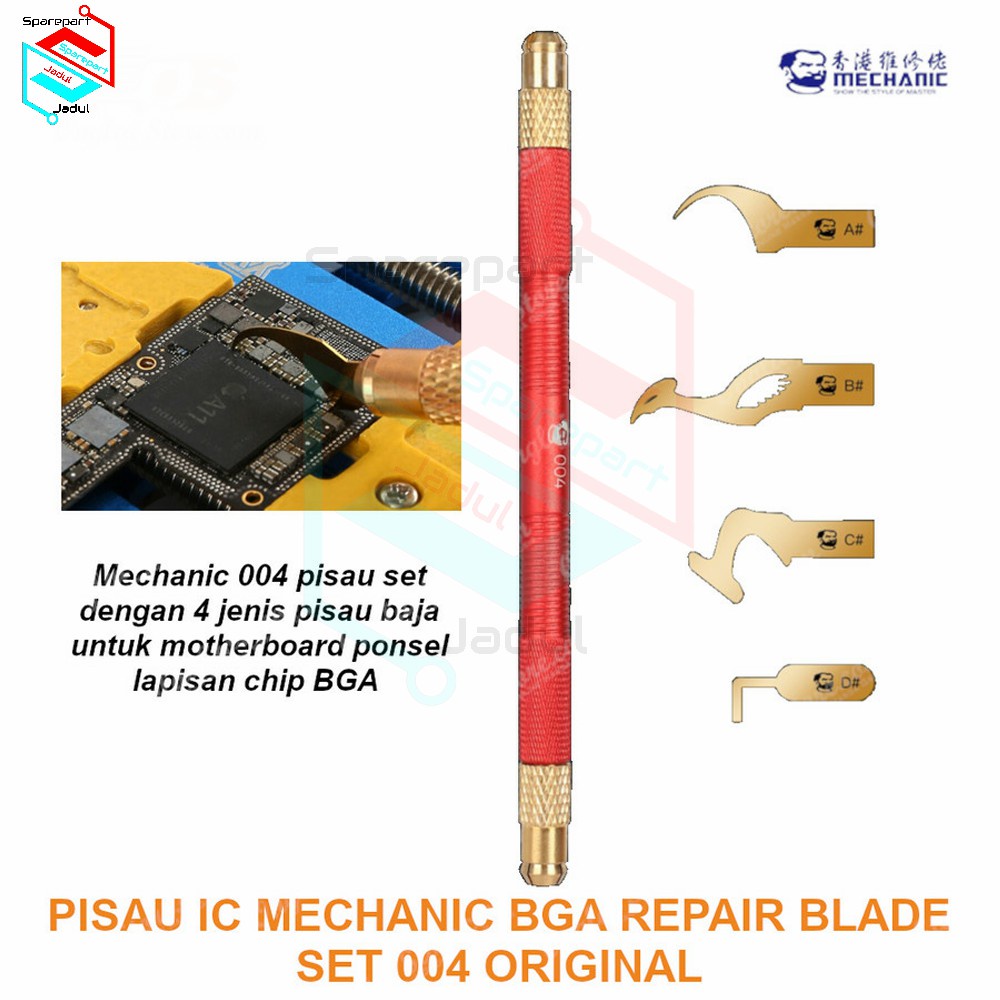 BLADE SET 004 ORI Pisau IC MECHANIC BGA REPAIR  Pisau Bedah Pen Cutter