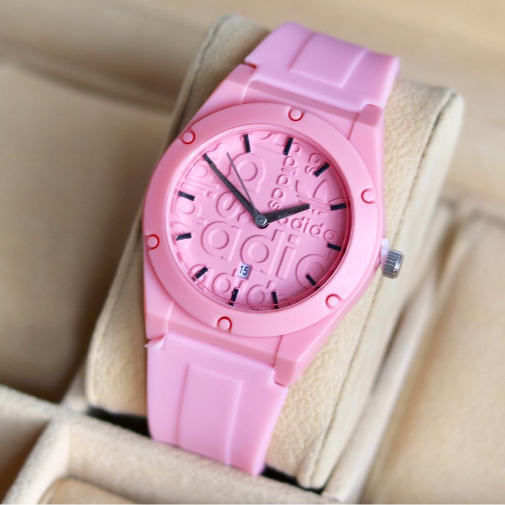 JAM TANGAN ADIDAS RUBBER DIAMETER 3,6 CM || JAM TANGAN WANITA || JAM TANGAN FASHION