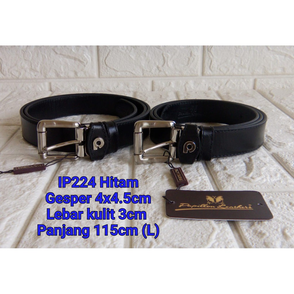 Ikat Pinggang Gesper Papillon Original IP224 Hitam