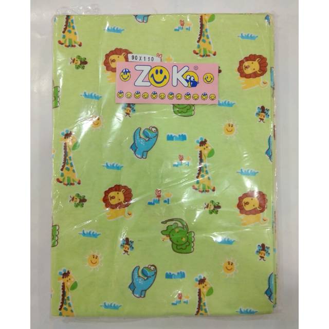 Bedong Bayi Zoko 90x110cm warna motif 1set ( 6pcs)