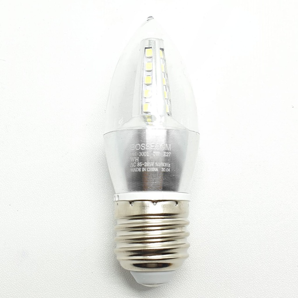 BSC BE-3001 5W WH PUTIH E27 / Lampu Led Candle Bohlam 5W WH Putih E27 220V / Lampu Dekorasi