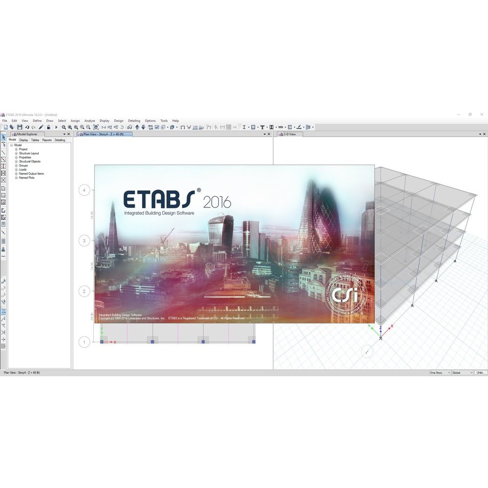 [FULL VERSION] CSI ETABS 2016 v16 LIFETIME SOFTWARE - GARANSI AKTIVASI