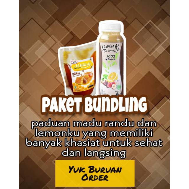 

Lemonku+madu randu aqiilah fresh