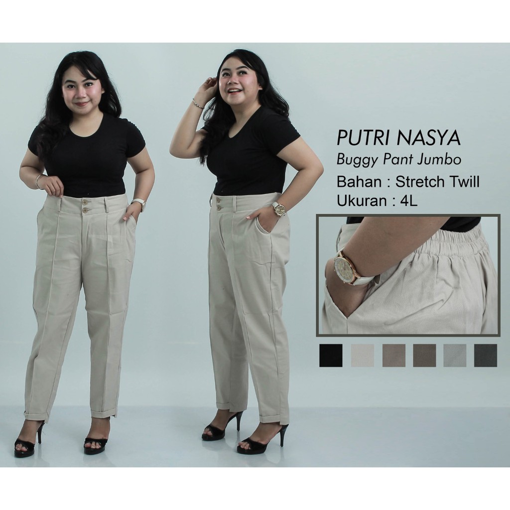  Celana  Baggy  Pant  Super Jumbo  XXL 4L 5L 6L 8L Chino 