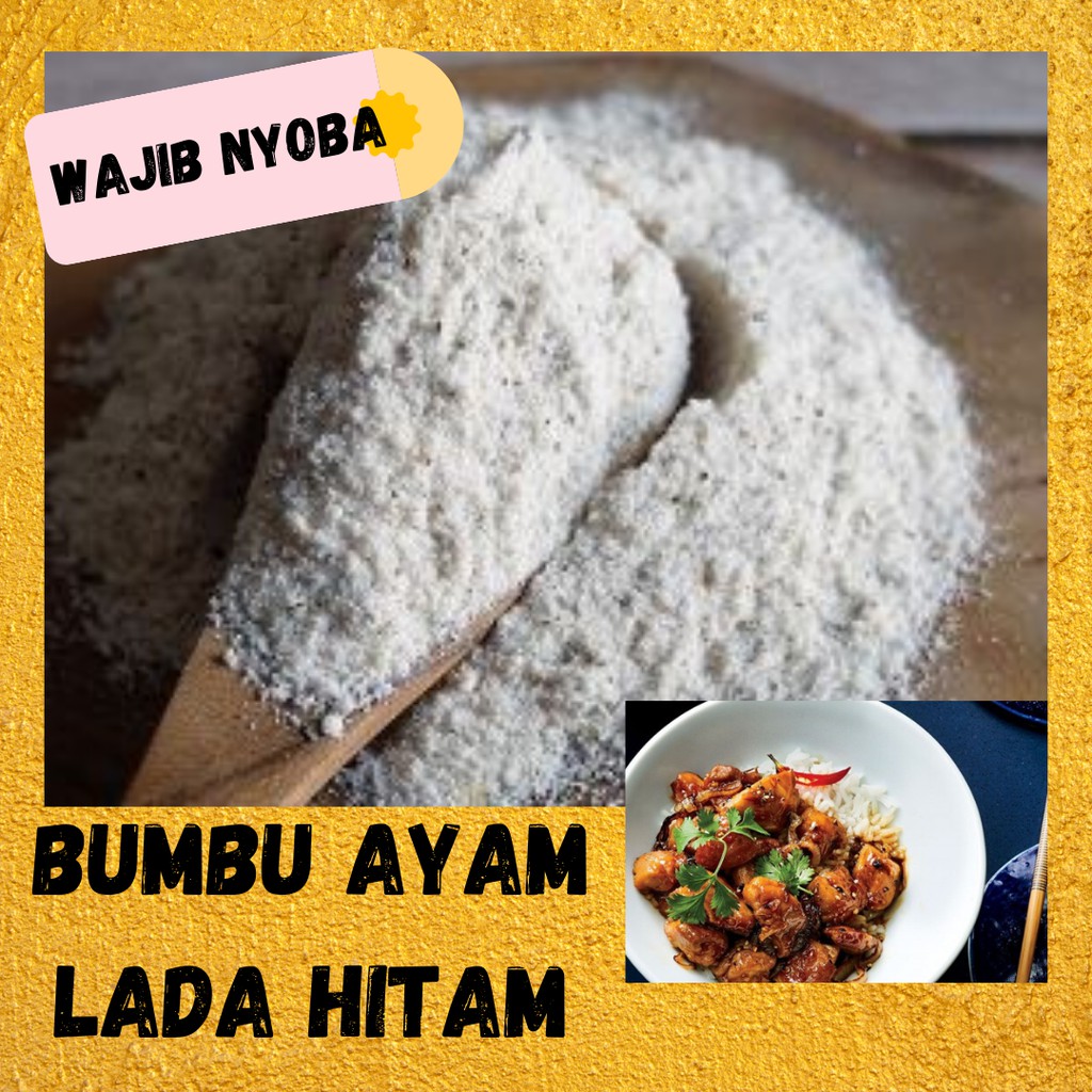 

BUMBU TABUR LADA HITAM 1 KG FOOD GRADE Bumbu Lada Hitam Bubuk Bumbu Lada Hitam Instan 1kg Terenak