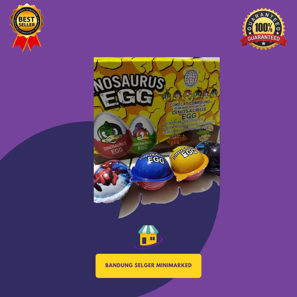 

DINOSAURUS EGG 30 PCS 6×30 PCS