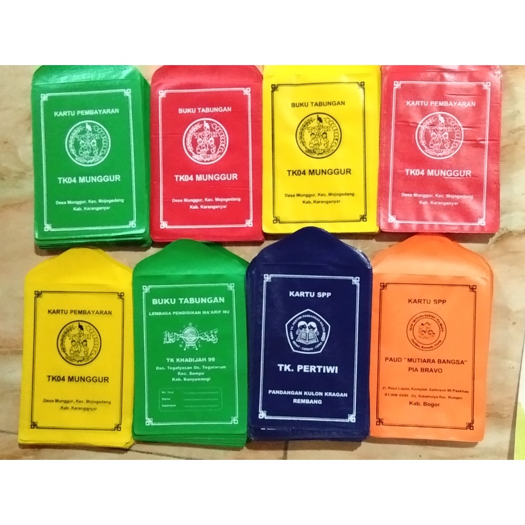 

SAMPUL BUKU TABUNGAN / SPP SABLON