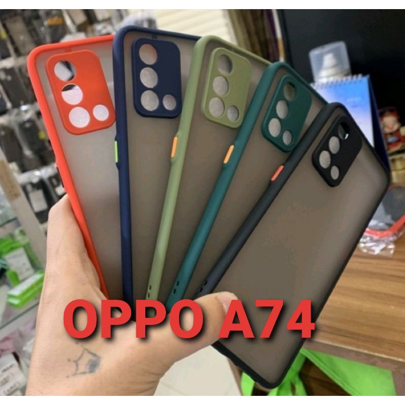 Case Dove Oppo A54 New 2021 OPPO A74 NEW - My Choise Armor Matte Bumper Aero Macaron - UA