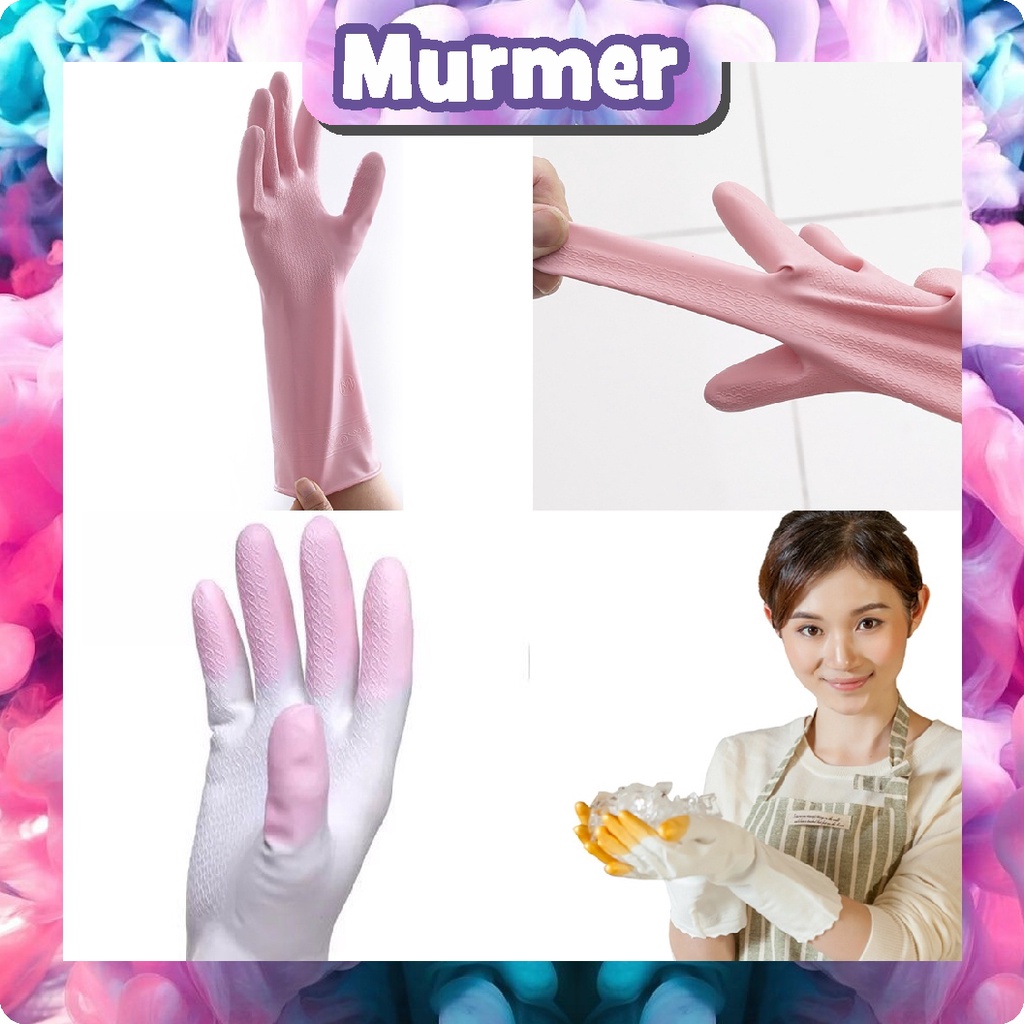 MurmerOfficial Rubber Glove Sarung Tangan Silikon Serba Guna R738 R739