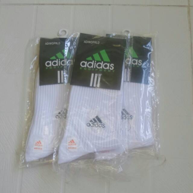 KAOS KAKI ADIDAS PUTIH POLOS